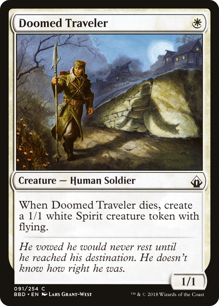 Doomed Traveler [Battlebond] Foil