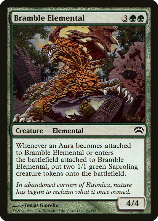 Bramble Elemental [Planechase 2012] Foil