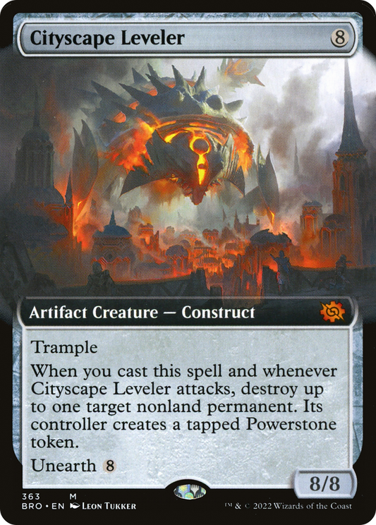 Cityscape Leveler (Extended Art) [The Brothers' War] Foil