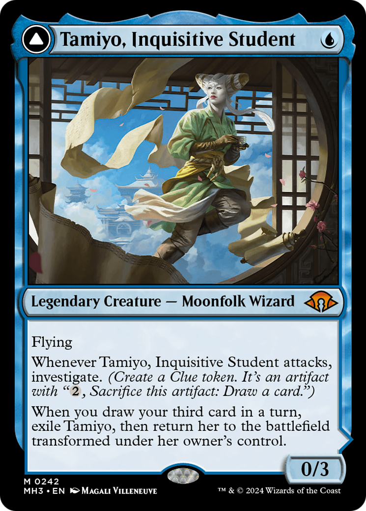 Tamiyo, Inquisitive Student // Tamiyo, Seasoned Scholar [Modern Horizons 3] | Silver Goblin
