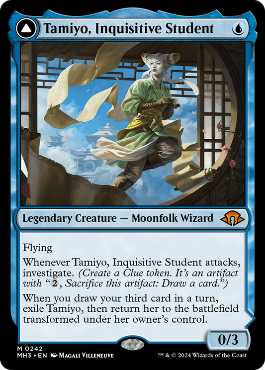 Tamiyo, Inquisitive Student // Tamiyo, Seasoned Scholar [Modern Horizons 3] Foil