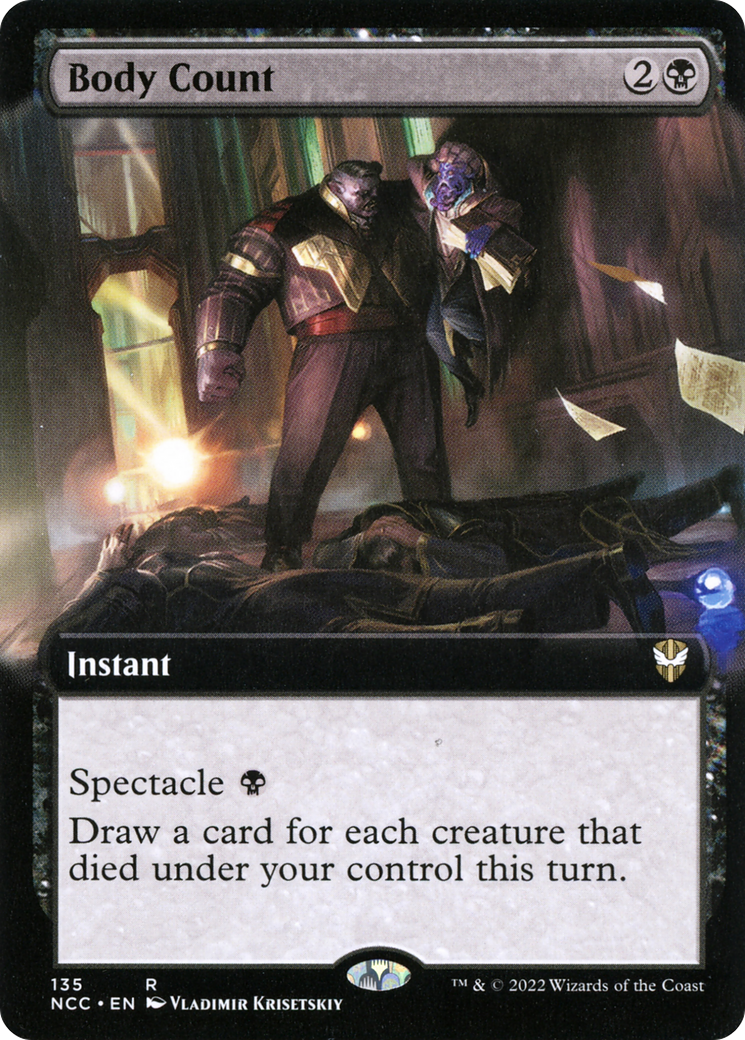 Body Count (Extended Art) [Streets of New Capenna Commander]