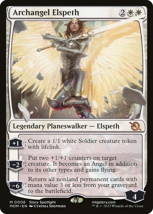 Archangel Elspeth [March of the Machine] Foil