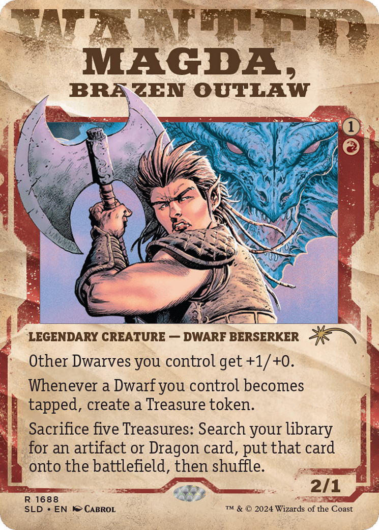 Magda, Brazen Outlaw (Showcase) (1688) Foil - Secret Lair Drop