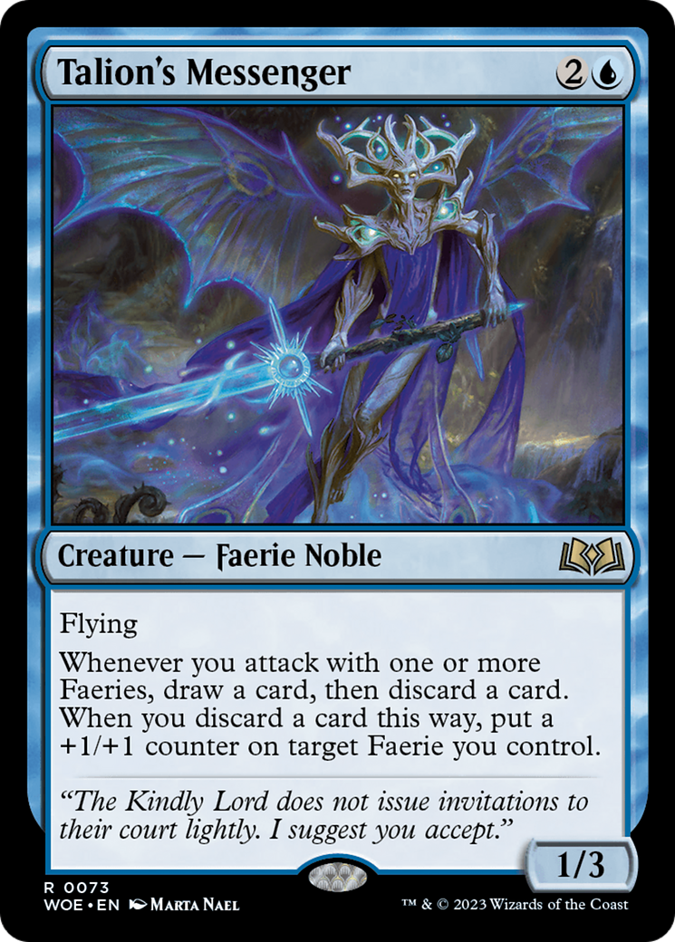 Talion's Messenger [Wilds of Eldraine] Foil