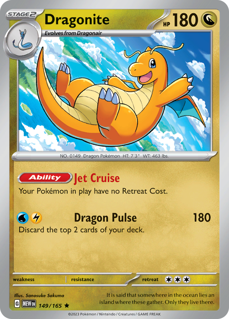 Dragonite (149/165) [Scarlet & Violet: 151] | Silver Goblin