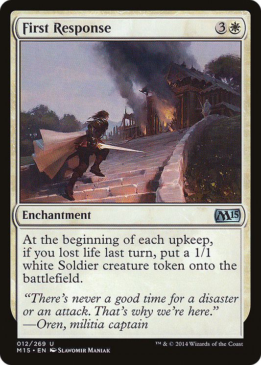 First Response [Magic 2015] Foil