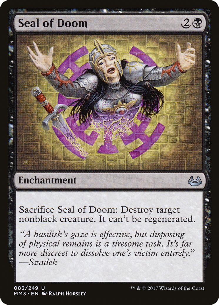 Seal of Doom [Modern Masters 2017] Foil