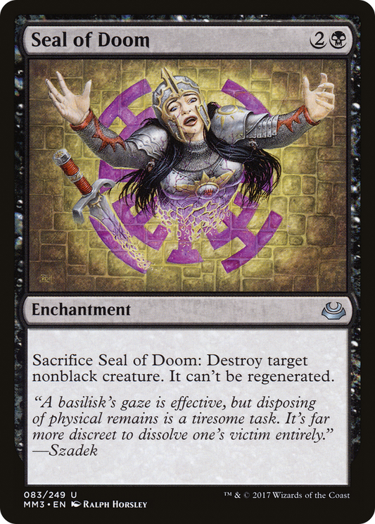 Seal of Doom [Modern Masters 2017] Foil