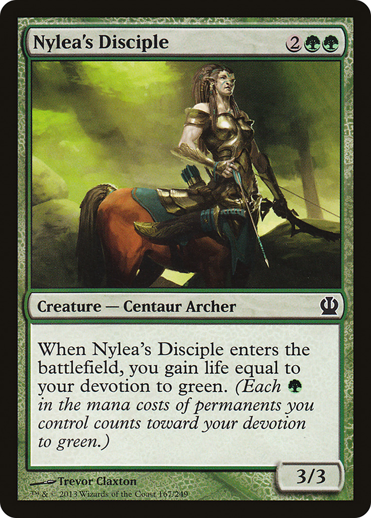 Nylea's Disciple [Theros] Foil
