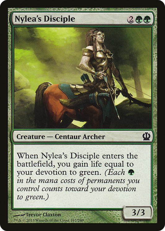 Nylea's Disciple [Theros] Foil