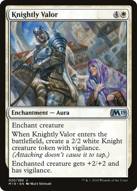 Knightly Valor [Core Set 2019]