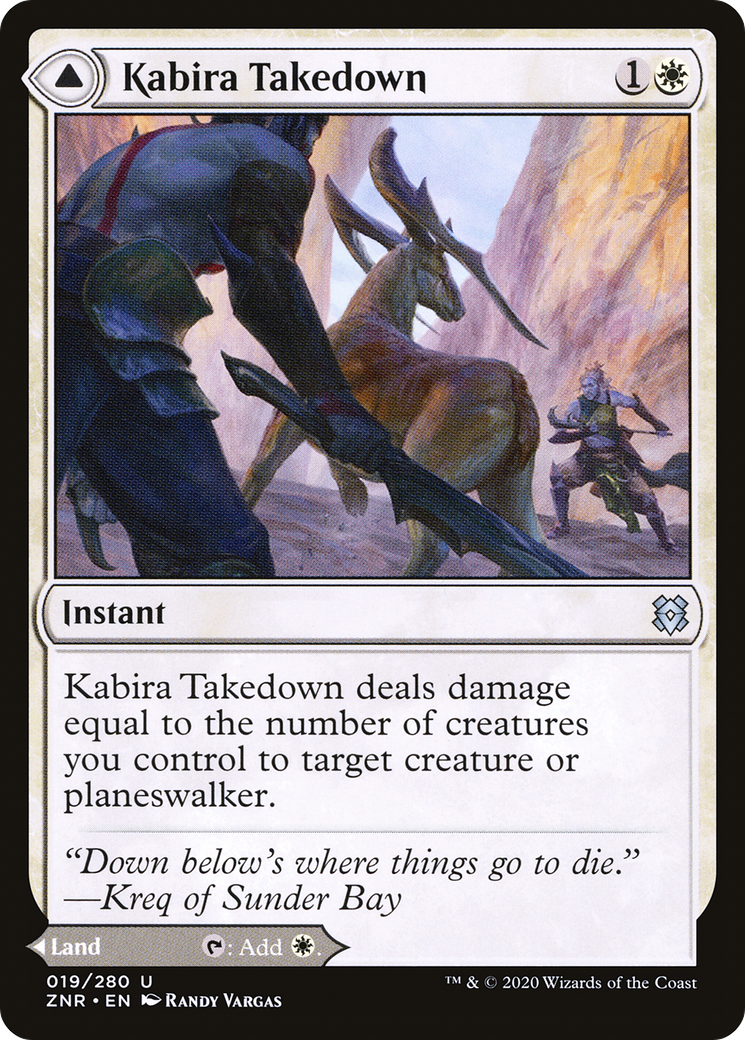 Kabira Takedown (019) Foil - Zendikar Rising