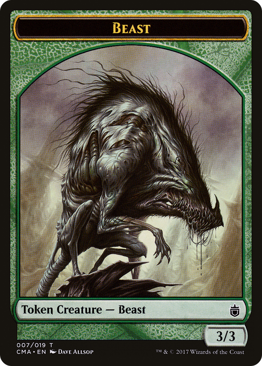 Beast Token (007/019) [Commander Anthology Tokens]