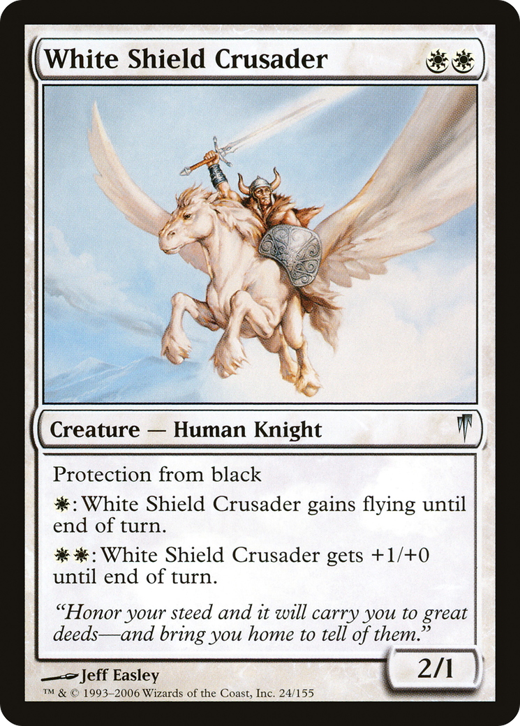 White Shield Crusader (024) Foil - Coldsnap