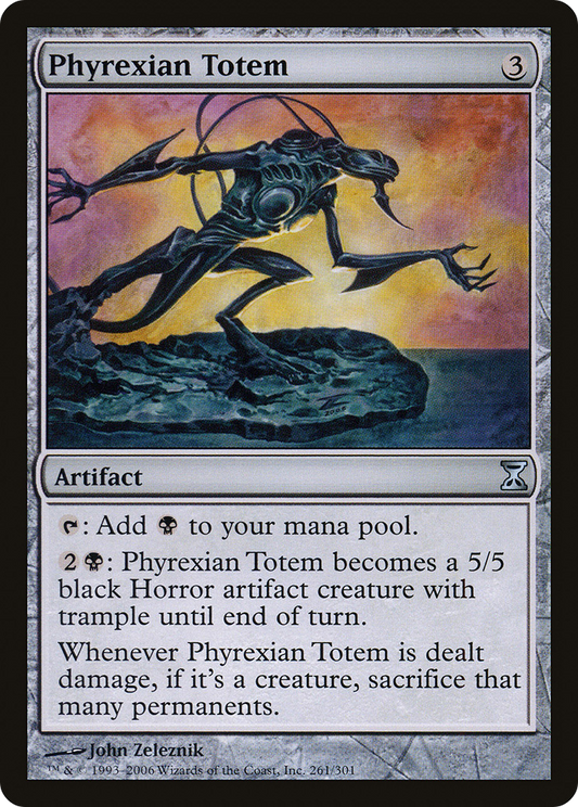 Phyrexian Totem [Time Spiral] Foil