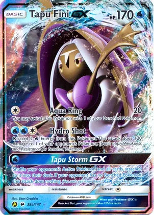 Tapu Fini GX (39a/147) [Alternate Art Promos] | Silver Goblin