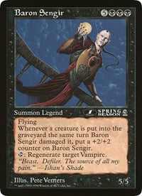 Baron Sengir (Oversized) [Oversize Cards] | Silver Goblin