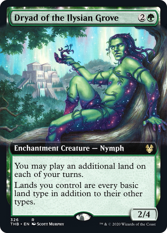 Dryad of the Ilysian Grove (Extended Art) [Theros Beyond Death] Foil