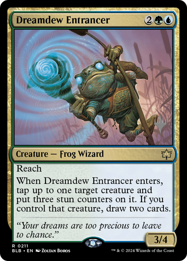 Dreamdew Entrancer (Promo Pack) [Bloomburrow Promos] Foil