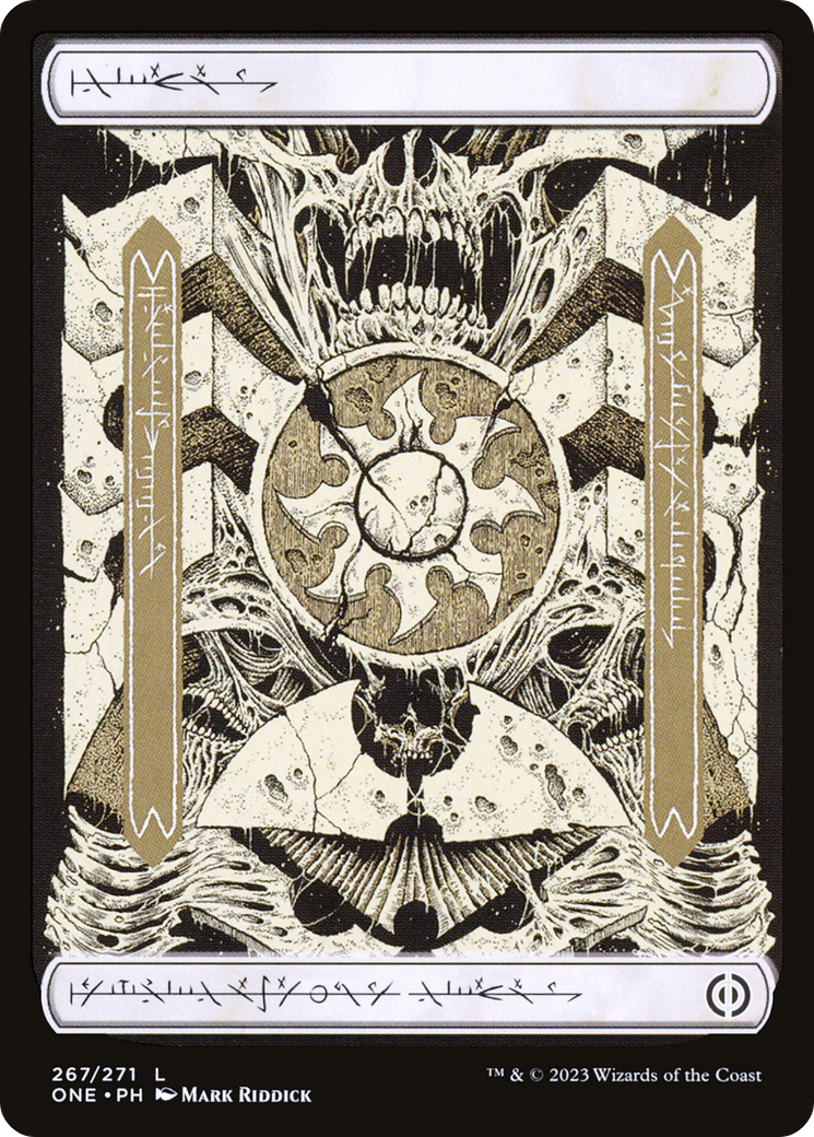 Plains (267) (Phyrexian) [Phyrexia: All Will Be One] Foil