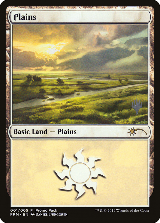 Plains (1) [Core Set 2020 Promo Pack] Foil