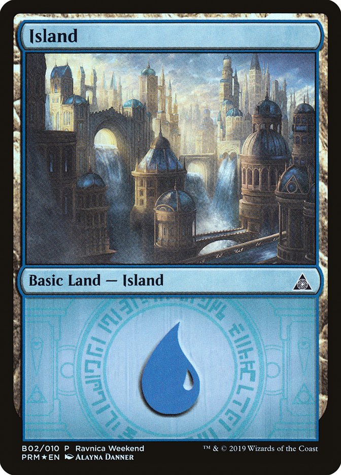 Island (B02) [Ravnica Allegiance Guild Kit] | Silver Goblin