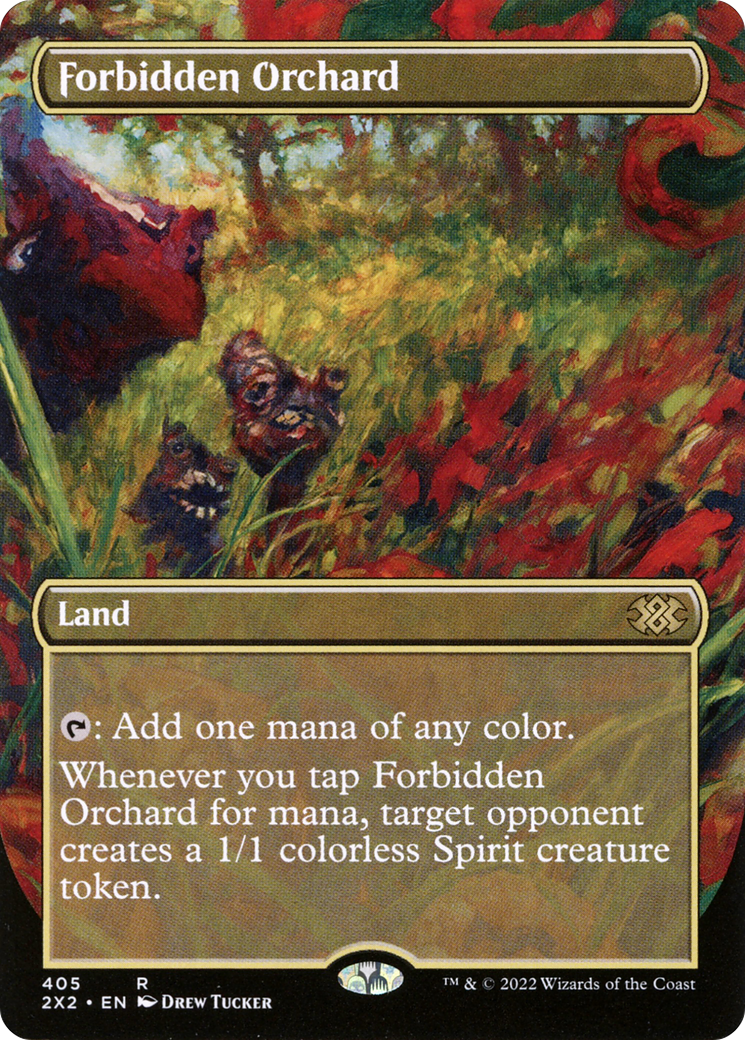 Forbidden Orchard (Borderless Alternate Art) [Double Masters 2022]
