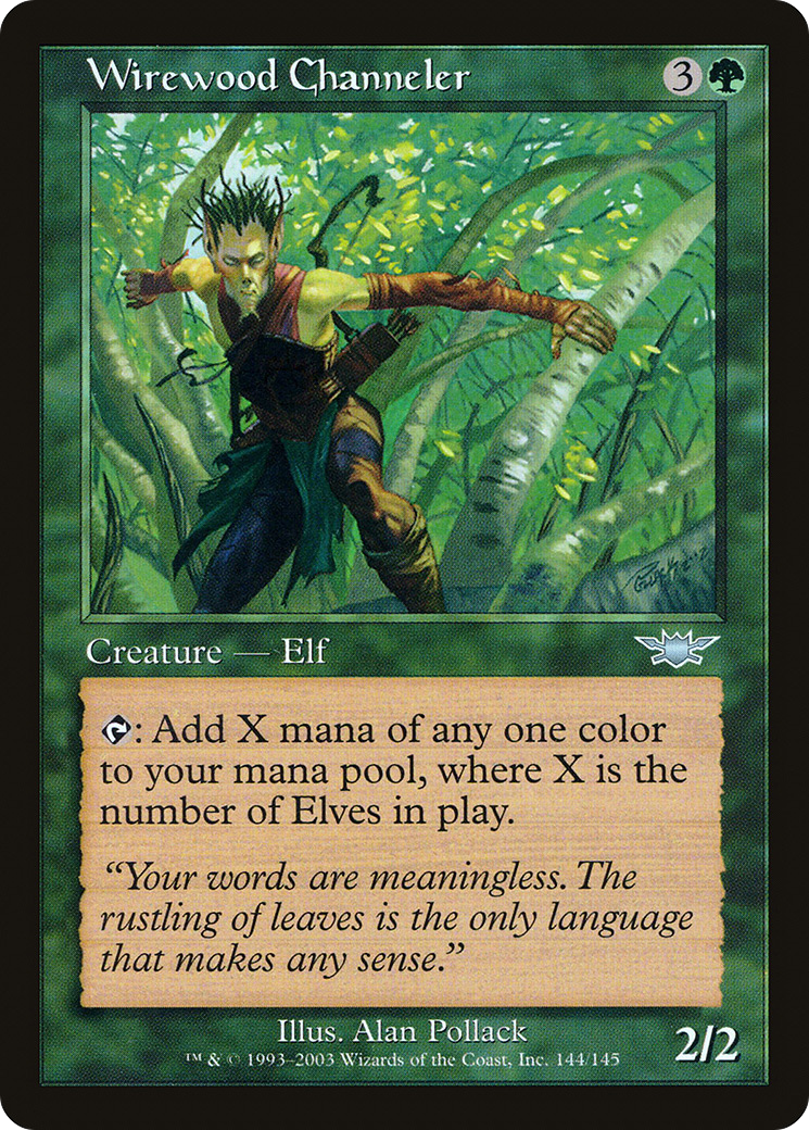 Wirewood Channeler [Legions] Foil