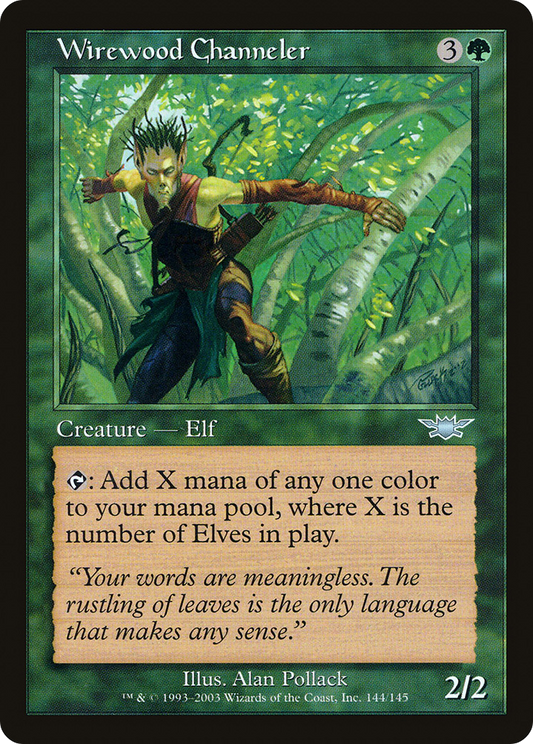 Wirewood Channeler [Legions] Foil