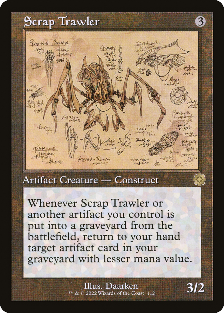 Scrap Trawler (Schematic) (Retro) (112) Foil - The Brothers' War Retro Artifacts
