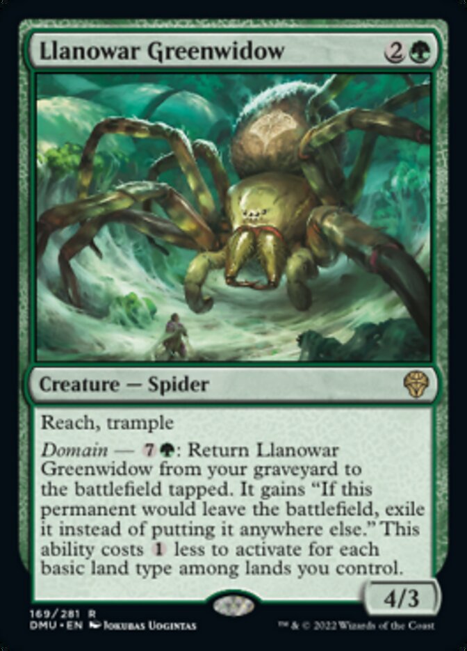 Llanowar Greenwidow [Dominaria United] | Silver Goblin