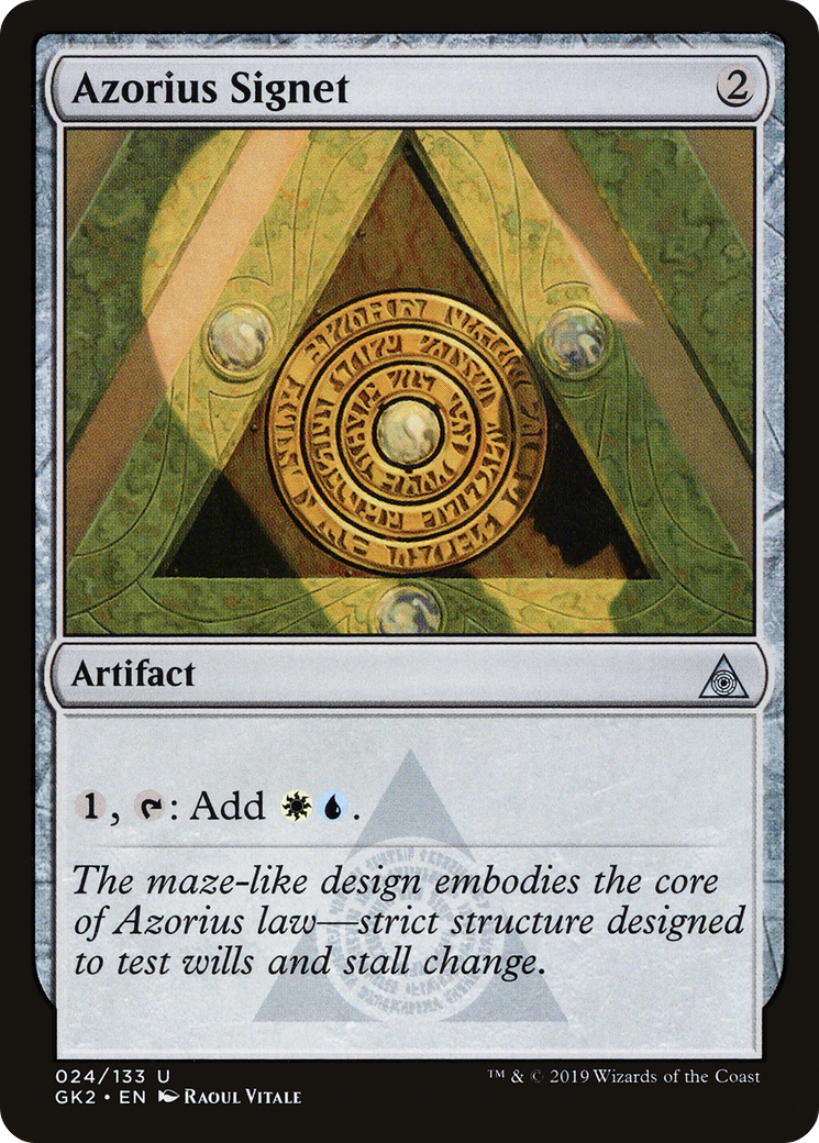 Azorius Signet [Ravnica Allegiance Guild Kit] | Silver Goblin