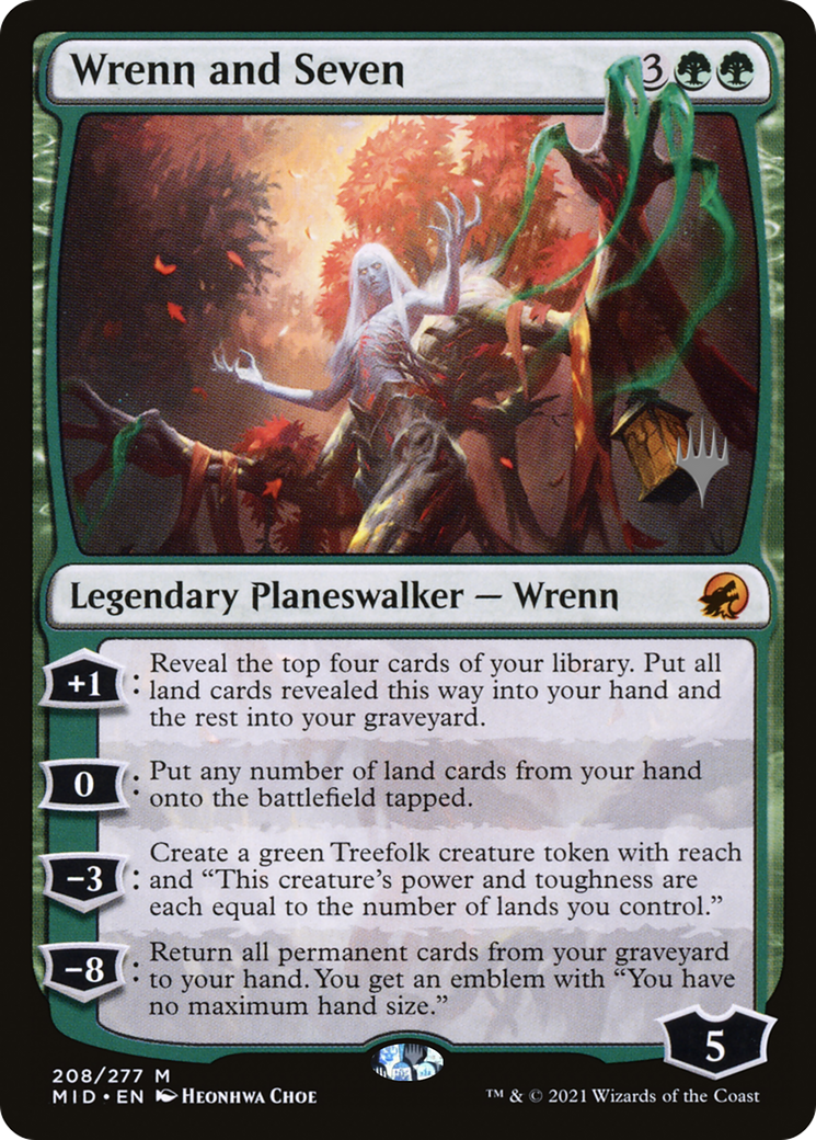 Wrenn and Seven (Promo Pack) [Innistrad: Midnight Hunt Promos] Foil