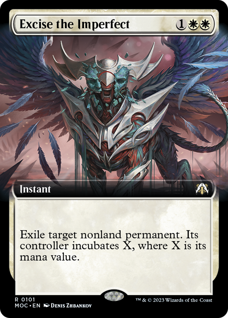 Excise the Imperfect (Extended Art) [March of the Machine Commander] | Silver Goblin