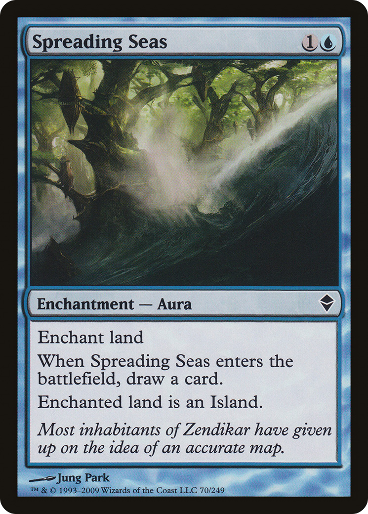 Spreading Seas [Zendikar] Foil