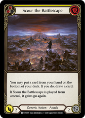 Scour the Battlescape (Yellow) [U-WTR195] (Welcome to Rathe Unlimited)  Unlimited Rainbow Foil | Silver Goblin