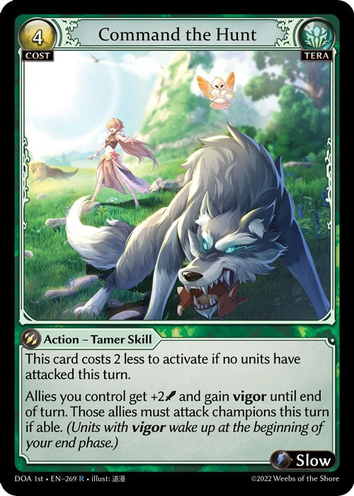 Command the Hunt (269) [Dawn of Ashes: 1st Edition] Foil