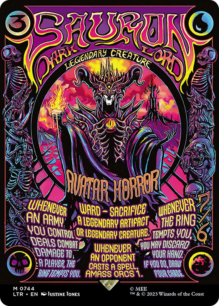 Sauron, the Dark Lord (Borderless Poster) [The Lord of the Rings: Tales of Middle-Earth] Foil