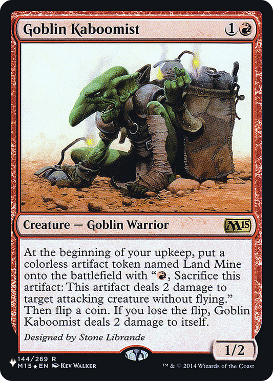 Goblin Kaboomist [Secret Lair: Heads I Win, Tails You Lose]