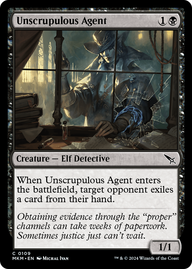 Unscrupulous Agent [Murders at Karlov Manor] | Silver Goblin