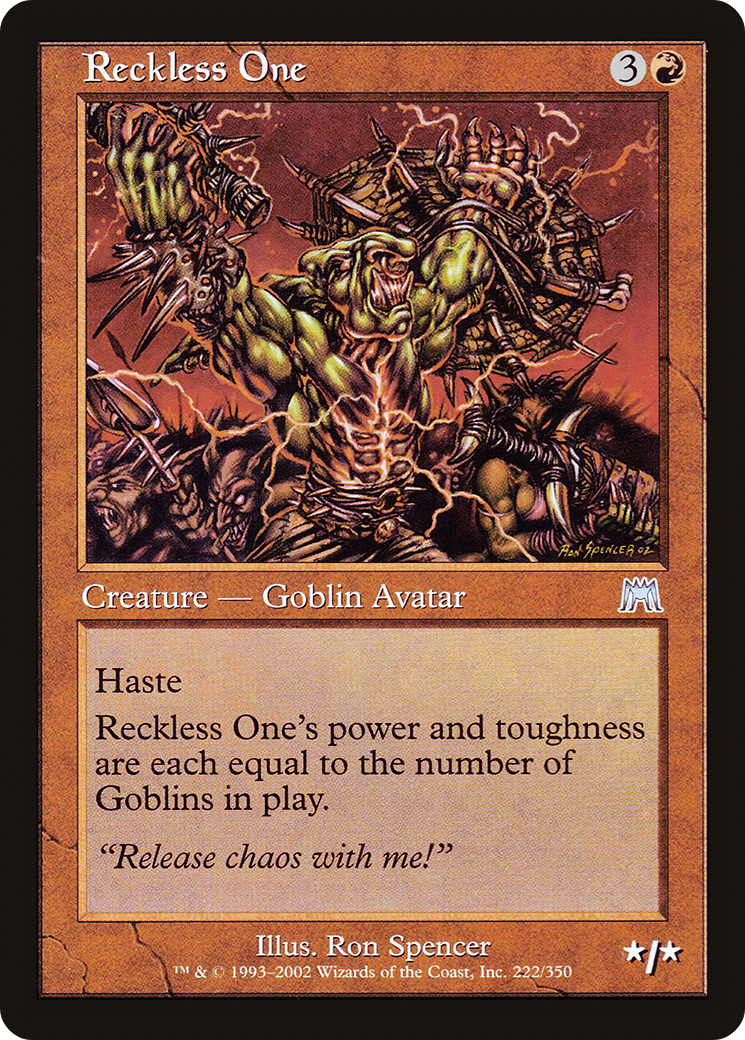Reckless One [Onslaught] Foil