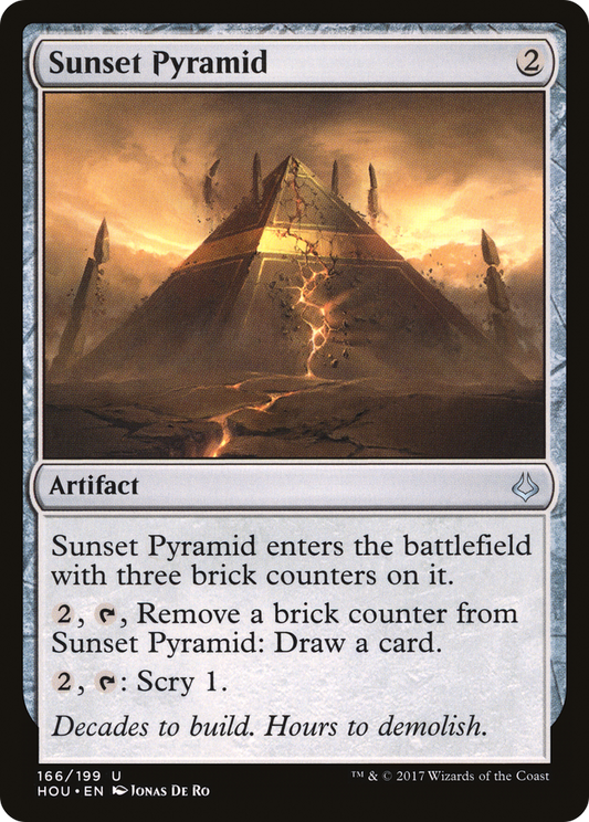 Sunset Pyramid [Hour of Devastation] Foil