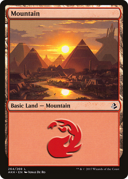 Mountain (264) [Amonkhet] Foil