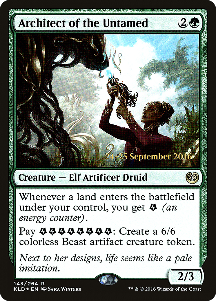 Architect of the Untamed (Prerelease) (143) Foil - Kaladesh Promos