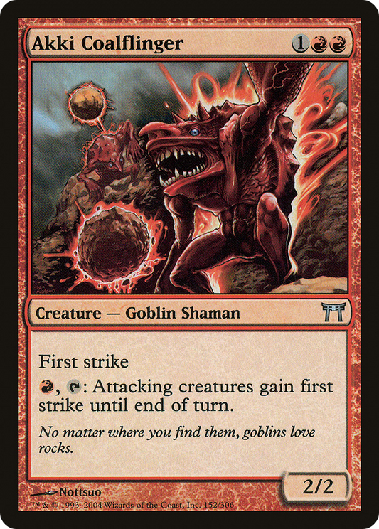 Akki Coalflinger [Champions of Kamigawa] Foil