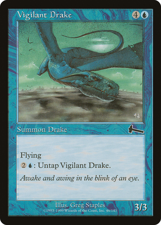 Vigilant Drake [Urza's Legacy] Foil