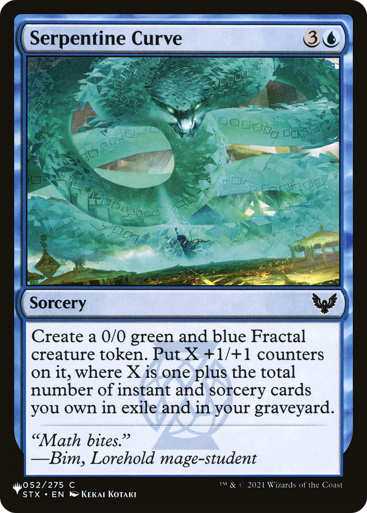 Serpentine Curve [The List Reprints] | Silver Goblin