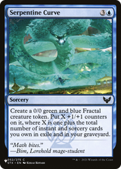 Serpentine Curve [The List Reprints] | Silver Goblin