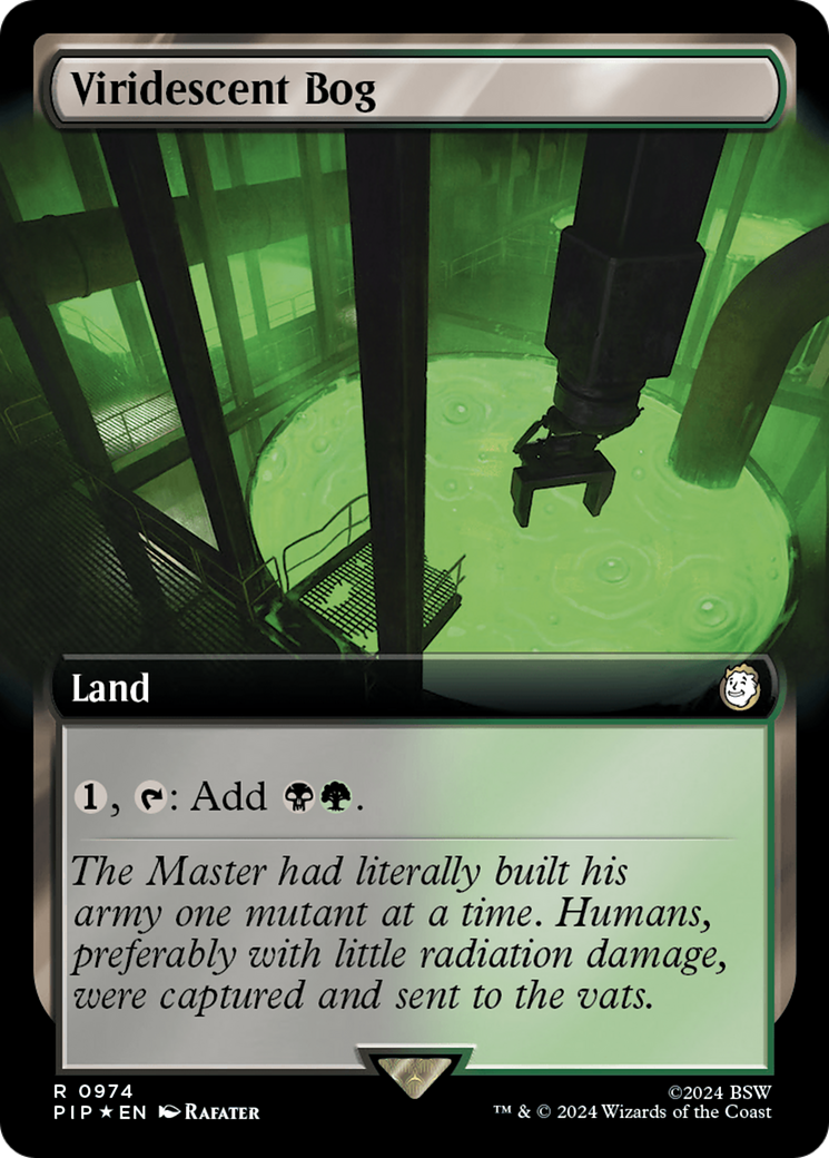 Viridescent Bog (Extended Art) (Surge Foil) [Fallout] | Silver Goblin